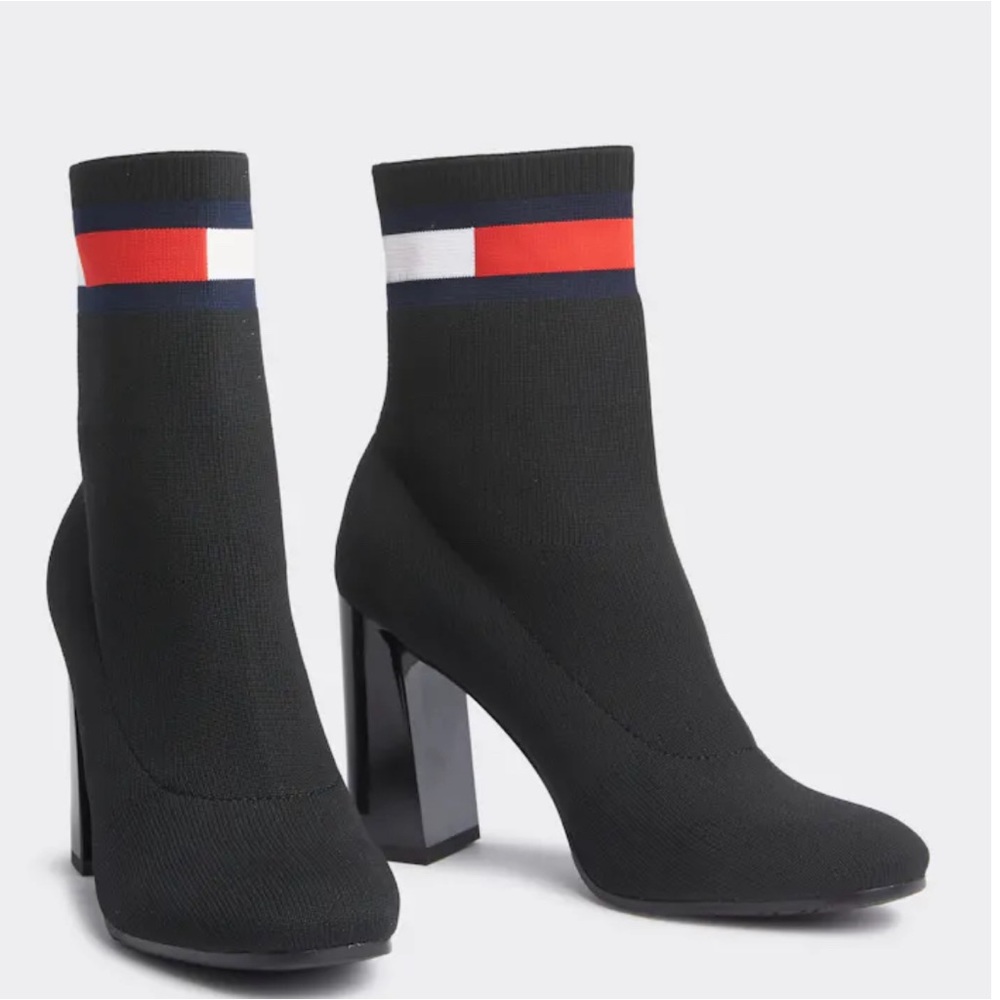 Tommy Hilfiger Sock Heel Boots Size US 10 (EU 42)